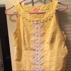 Yellow Lilly Pulitzer Dress